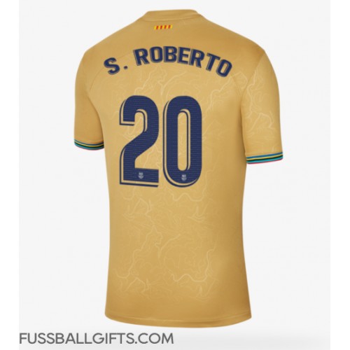 Barcelona Sergi Roberto #20 Fußballbekleidung Auswärtstrikot 2022-23 Kurzarm